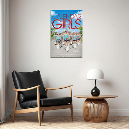 Calendar Girls 2022 Movie Documentary Dance Poster Wall Art Print Home Wall Decor - xonomax
