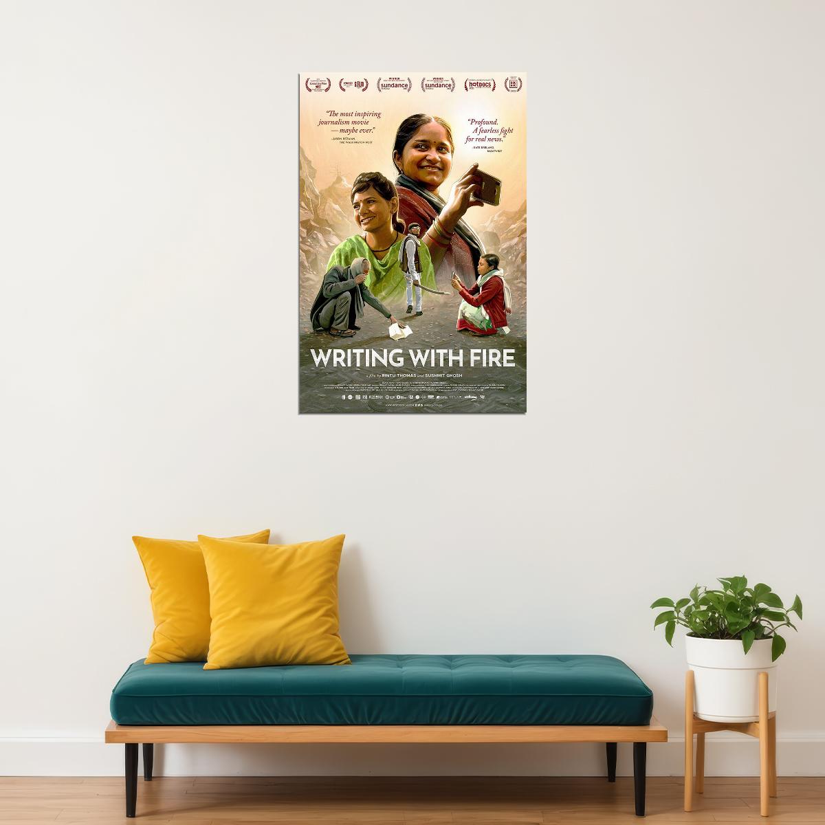 Writing With Fire Documentary History Poster Wall Art Print Home Wall Decor - xonomax