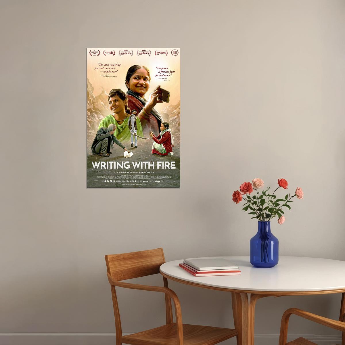 Writing With Fire Documentary History Poster Wall Art Print Home Wall Decor - xonomax
