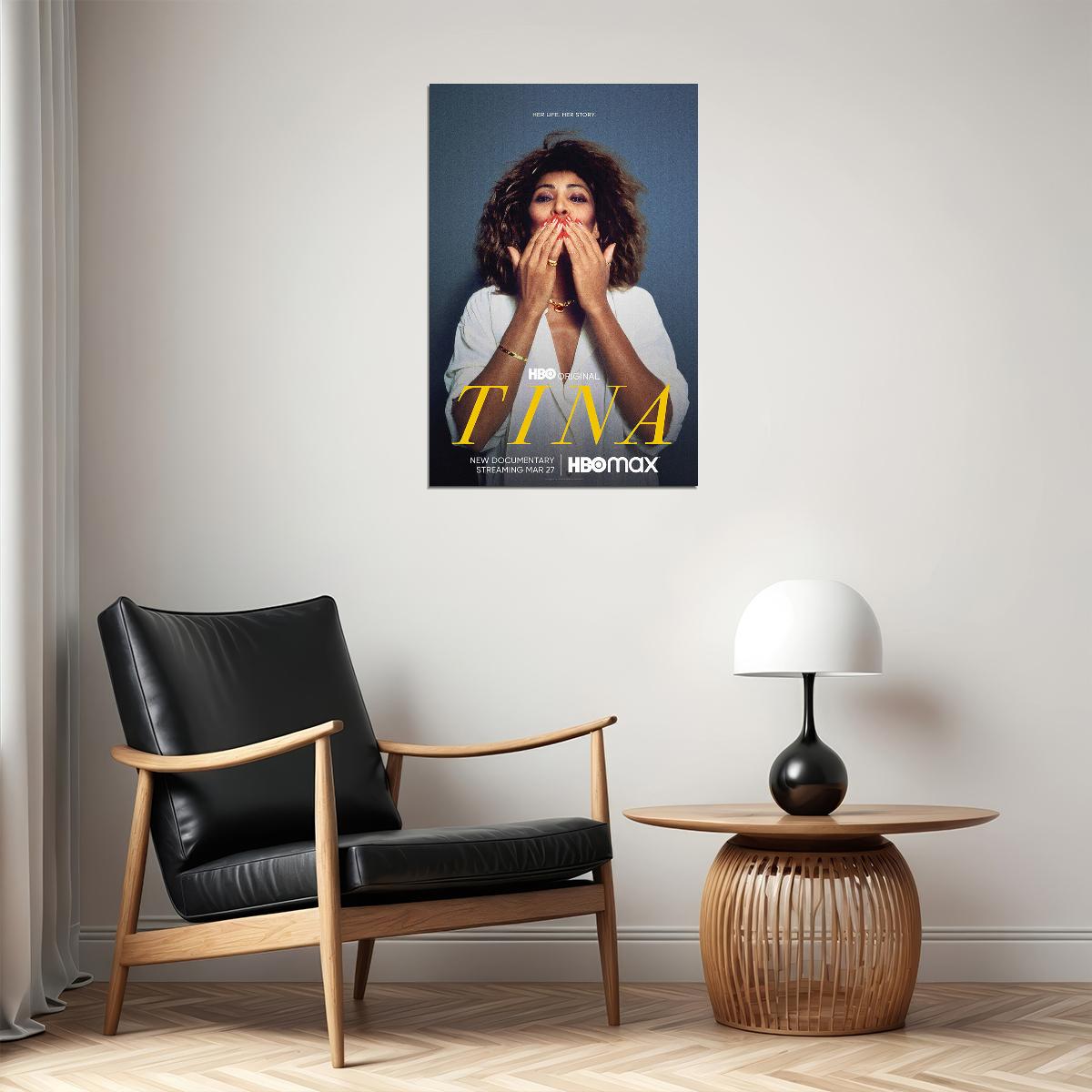 Tina 2021 Documentary Biography Music History Poster Wall Art Print Home Wall Decor - xonomax