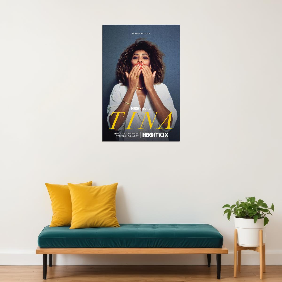 Tina 2021 Documentary Biography Music History Poster Wall Art Print Home Wall Decor - xonomax
