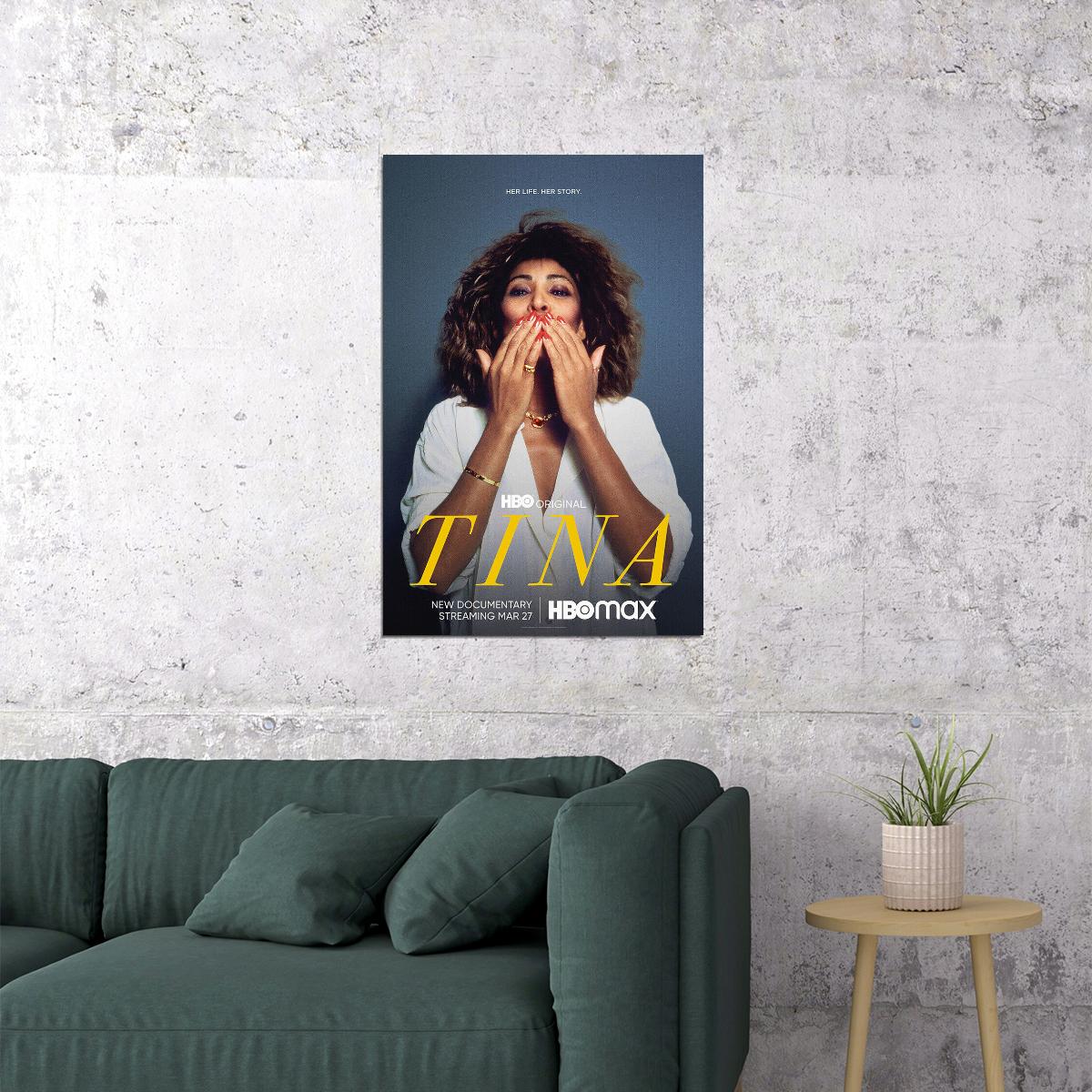 Tina 2021 Documentary Biography Music History Poster Wall Art Print Home Wall Decor - xonomax