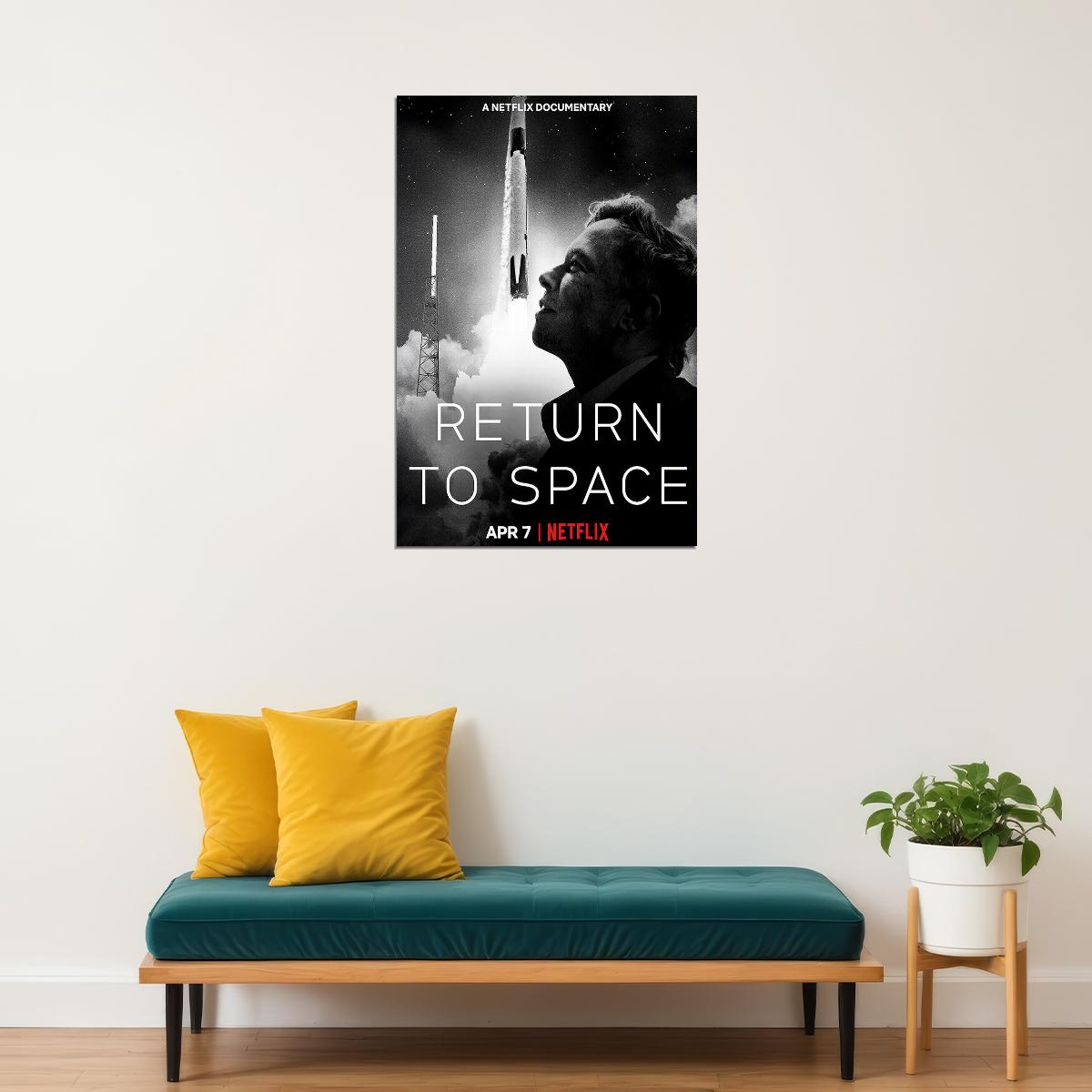 Return To Space Movie Documentary Space Travel Poster Wall Art Print Home Wall Decor - xonomax