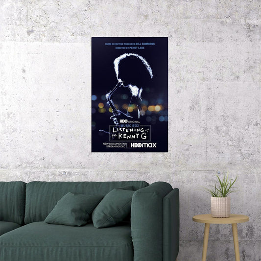 Listening To Kenny G Documentary Music Poster Wall Art Print Home Wall Decor - xonomax