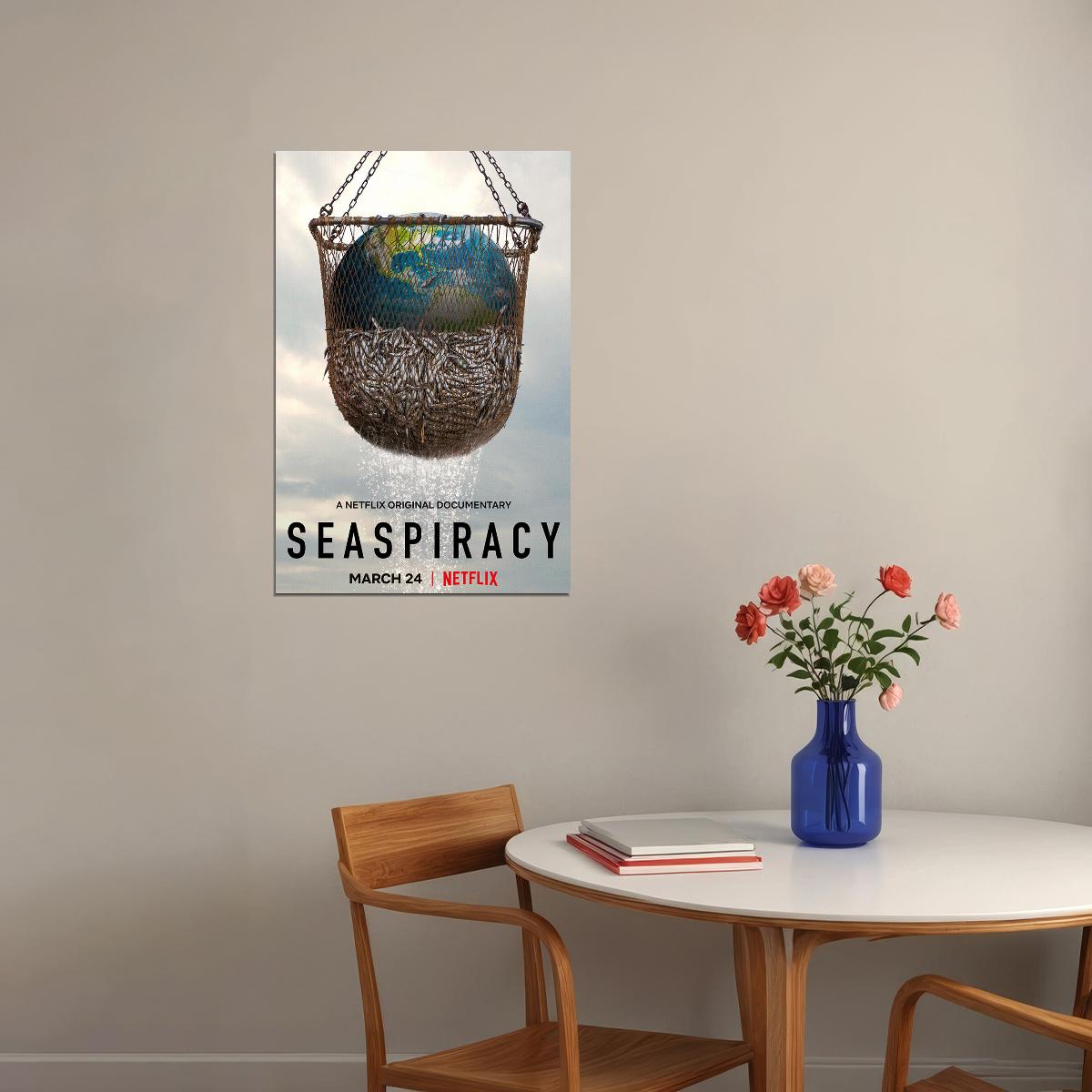 Seaspiracy Movie Action Documentary Poster Wall Art Print Home Wall Decor - xonomax