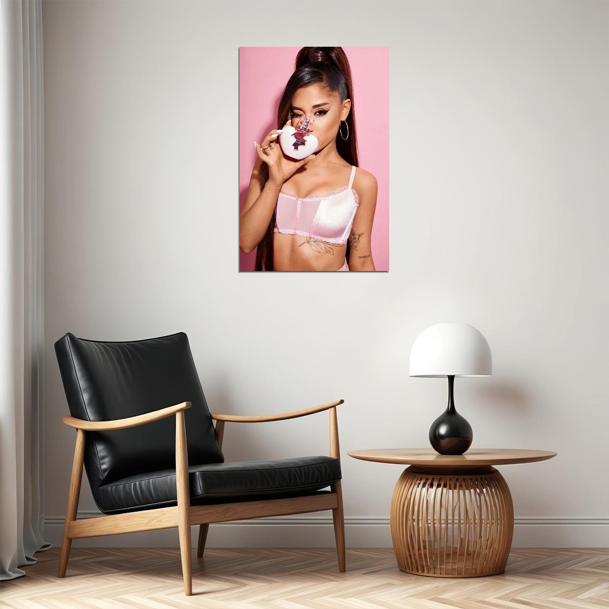 Ariana Grande Thank U Next 2019 Music Cover Poster Wall Art Print Home Wall Decor - xonomax