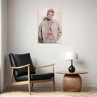 Machine Gun Kelly Bad Boy Artist Poster Wall Art Print Home Wall Decor - xonomax