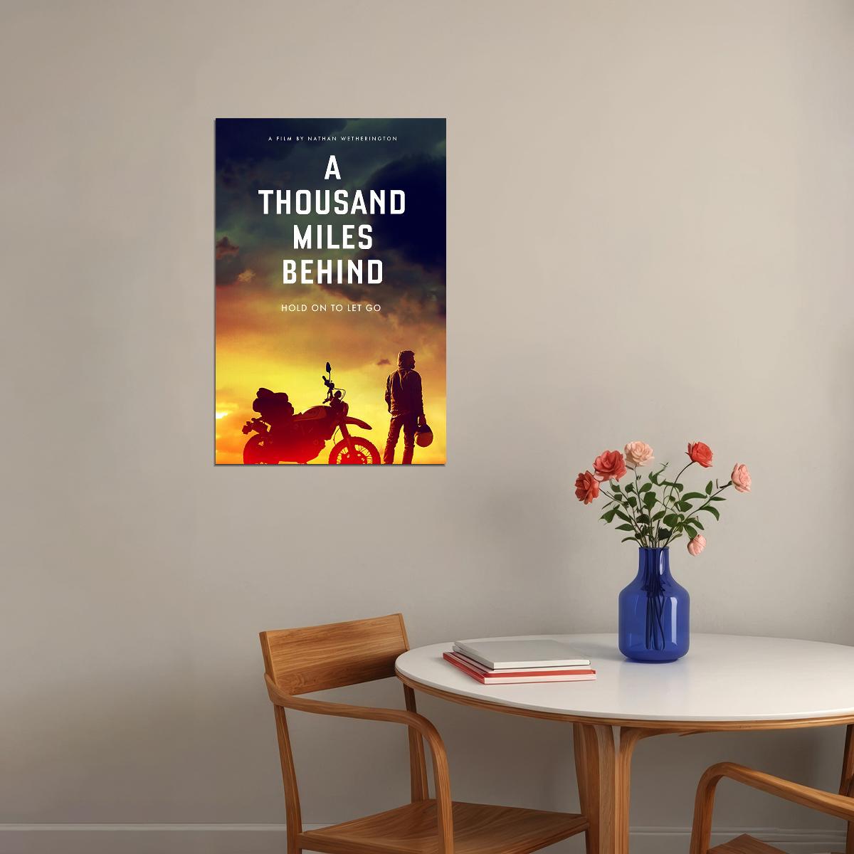 A Thousand Miles Behind Movie Poster Wall Art Print Home Wall Decor - xonomax