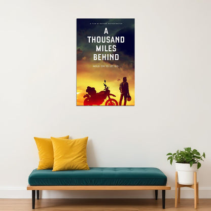 A Thousand Miles Behind Movie Poster Wall Art Print Home Wall Decor - xonomax
