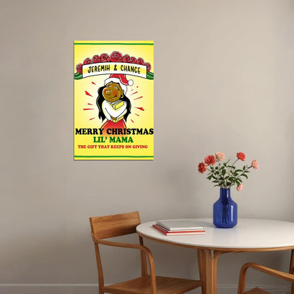 Chance The Rapper Jeremih Merry Christmas Poster Wall Art Print Home Wall Decor - xonomax