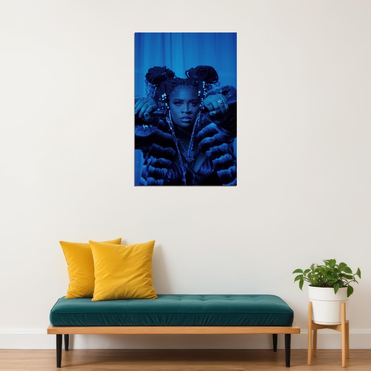 Kamaiyah Album No Explanations Musician Poster Wall Art Print Home Wall Decor - xonomax