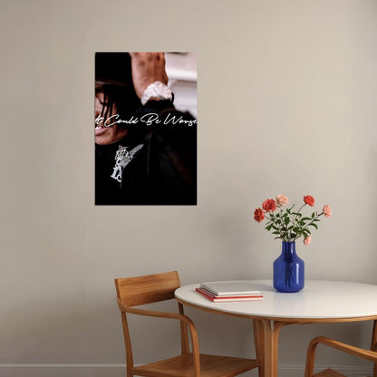 Lil Quill It Could Be Worse Poster Wall Art Print Home Wall Decor - xonomax