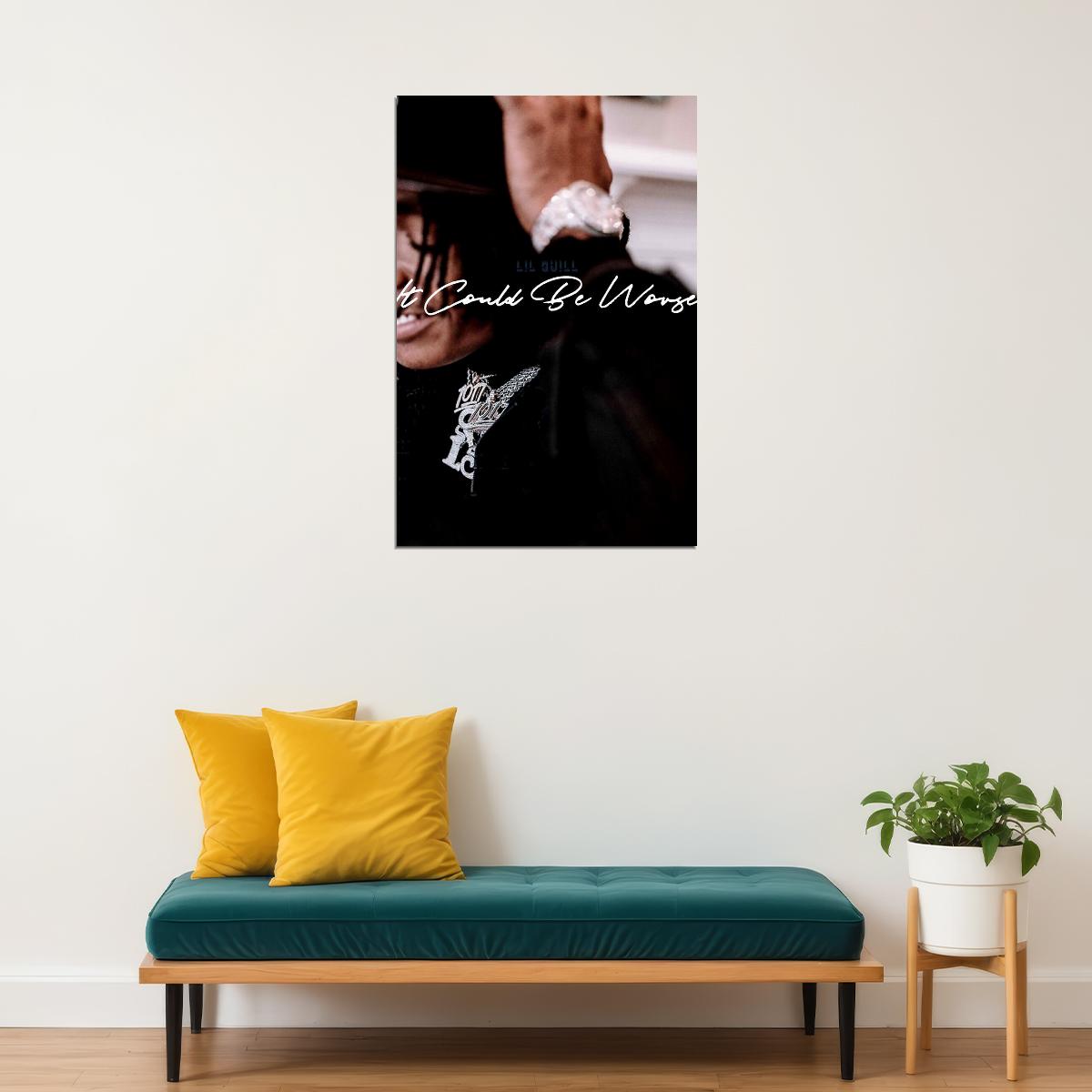 Lil Quill It Could Be Worse Poster Wall Art Print Home Wall Decor - xonomax
