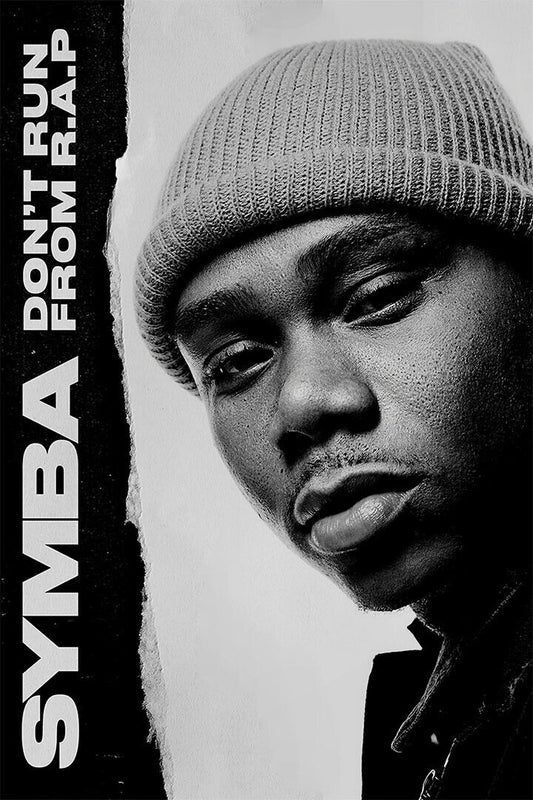 Symba Album Dont Run From Rap Poster Wall Art Print Home Wall Decor - xonomax