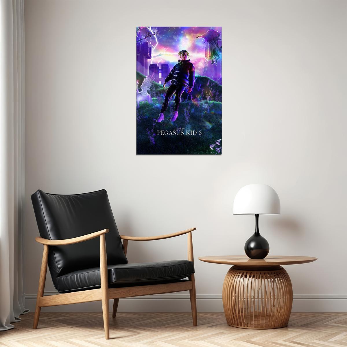 Tino Szn Album Pegasus Kid 3 Poster Wall Art Print Home Wall Decor - xonomax