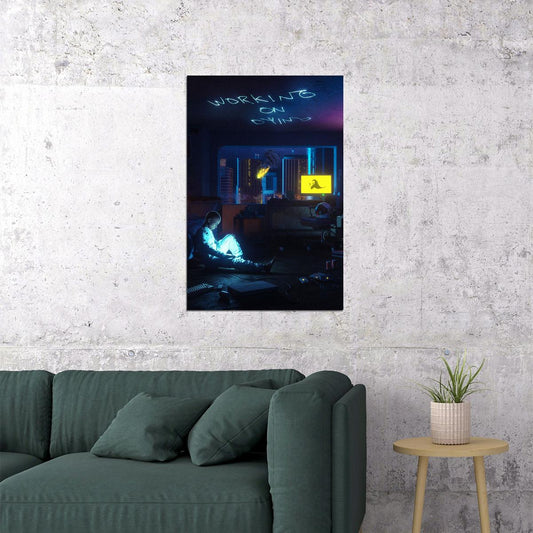 Working On Dying Album Waiting To Die Poster Wall Art Print Home Wall Decor - xonomax