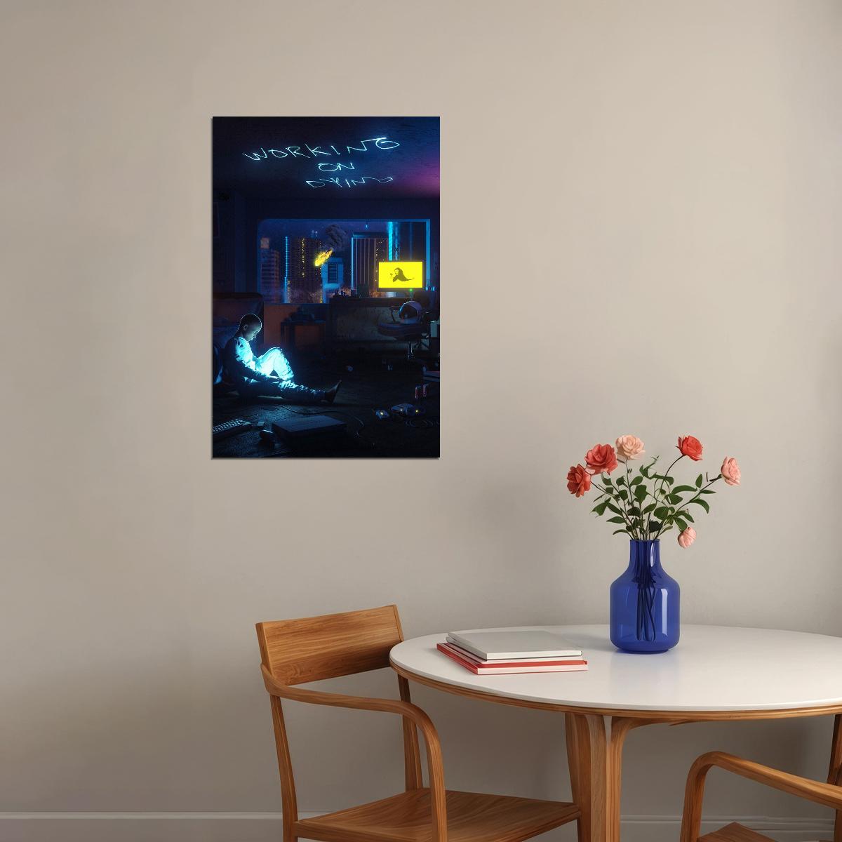 Working On Dying Album Waiting To Die Poster Wall Art Print Home Wall Decor - xonomax