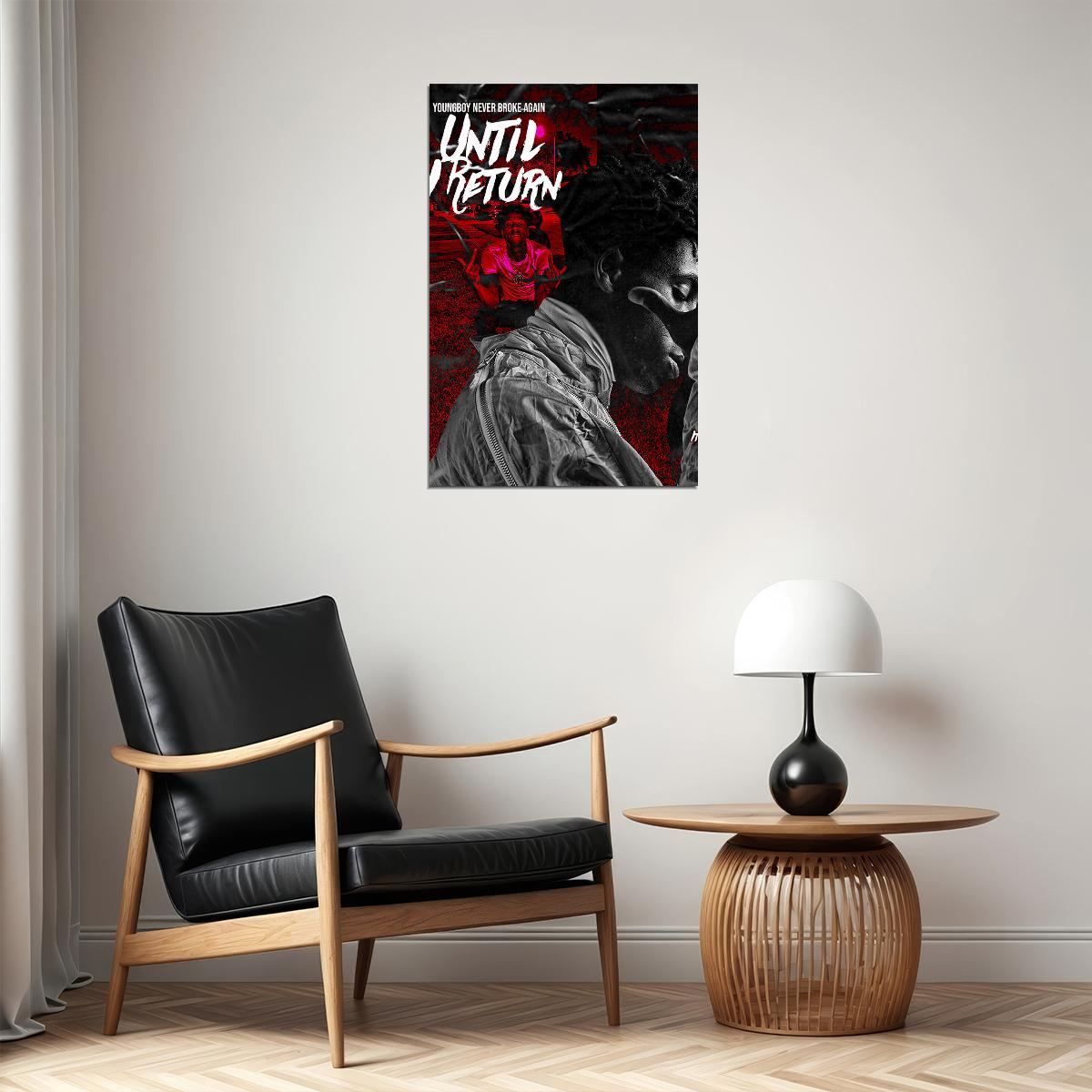 Youngboy Album Until I Return Music Poster Wall Art Print Home Wall Decor - xonomax