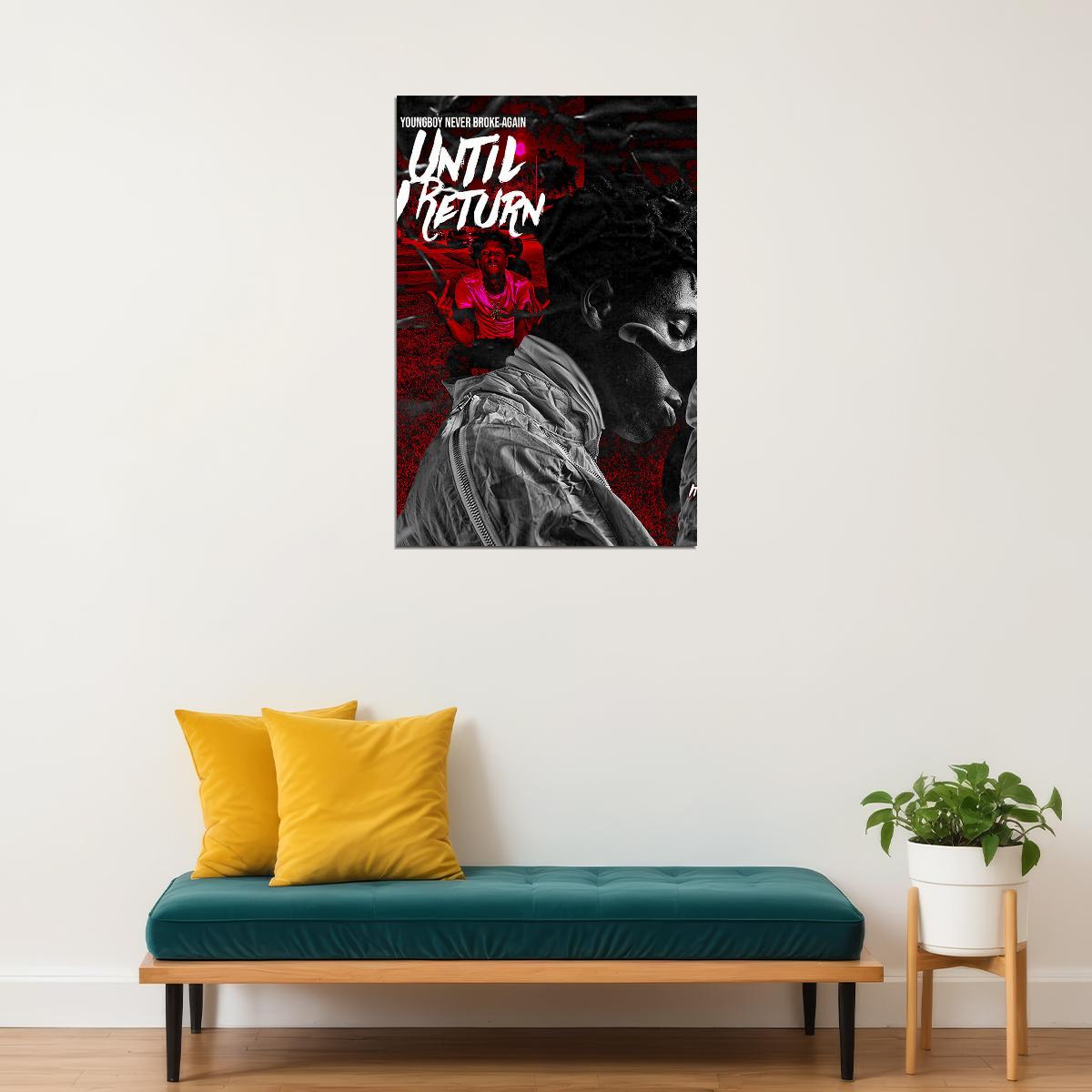 Youngboy Album Until I Return Music Poster Wall Art Print Home Wall Decor - xonomax