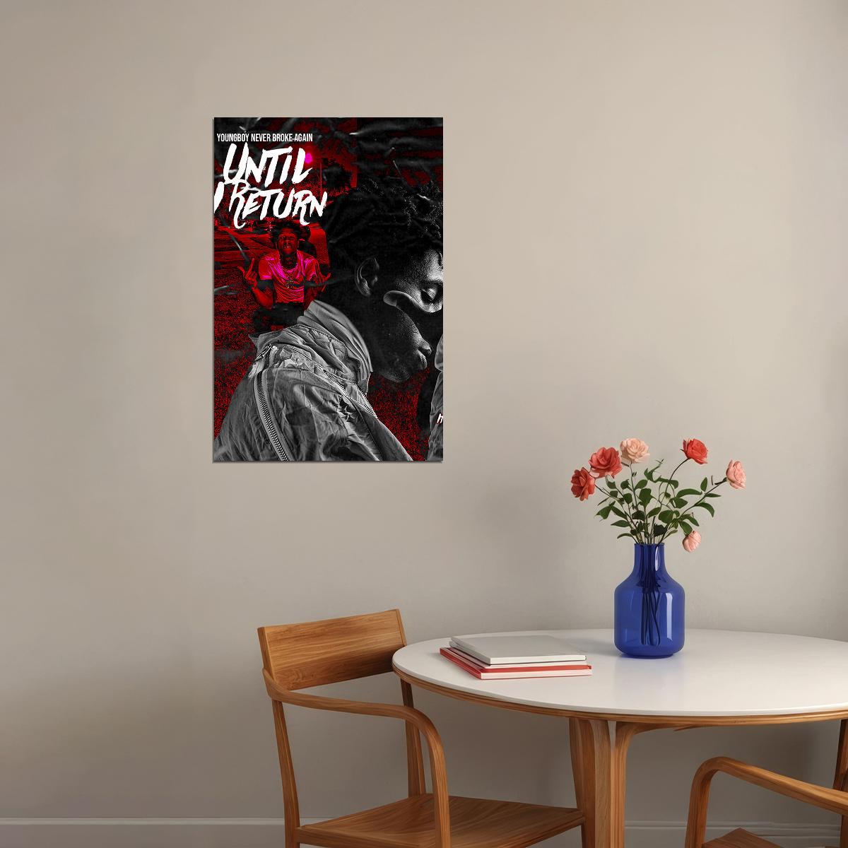 Youngboy Album Until I Return Music Poster Wall Art Print Home Wall Decor - xonomax