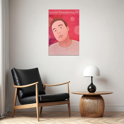 Zeuz Music Album Social Distancing 4 Poster Wall Art Print Home Wall Decor - xonomax