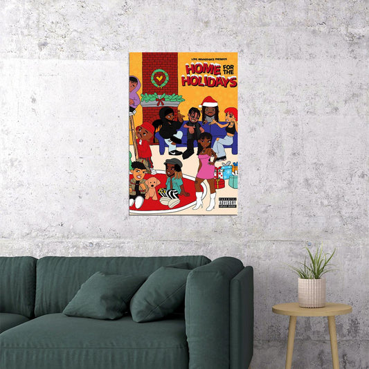 Love Renaissance Home For The Holidays Poster Wall Art Print Home Wall Decor - xonomax