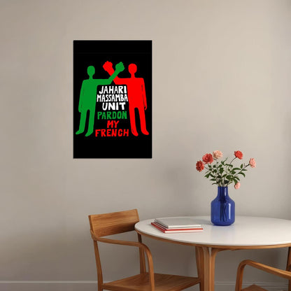 Madlib Karriem Riggins Pardon My French Poster Wall Art Print Home Wall Decor - xonomax