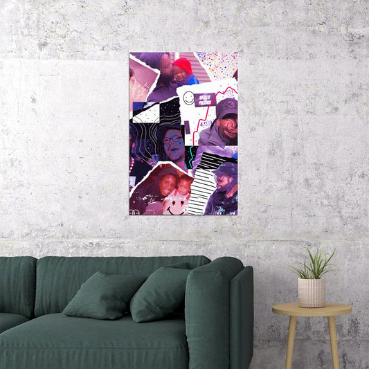 Mickey Factz Album Warped Collages Poster Wall Art Print Home Wall Decor - xonomax