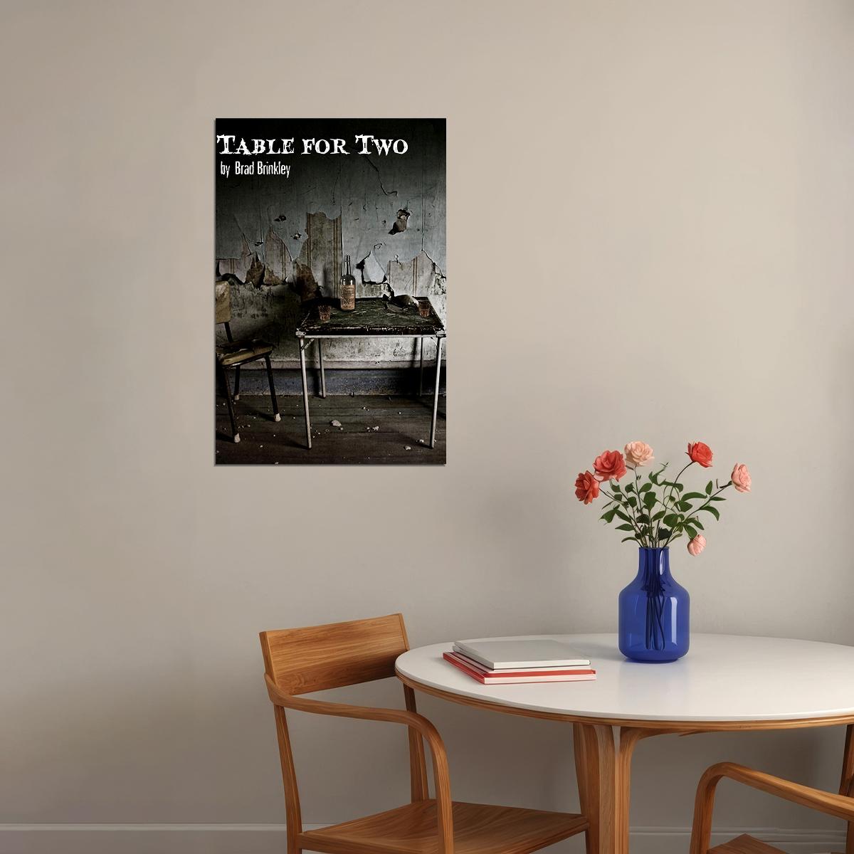 Brad Brinkley Table For Two Ep Cover Poster Wall Art Print Home Wall Decor - xonomax