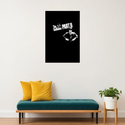 The Godfather Part Ii Classic Movie Action Crime Poster Wall Art Print Home Wall Decor - xonomax