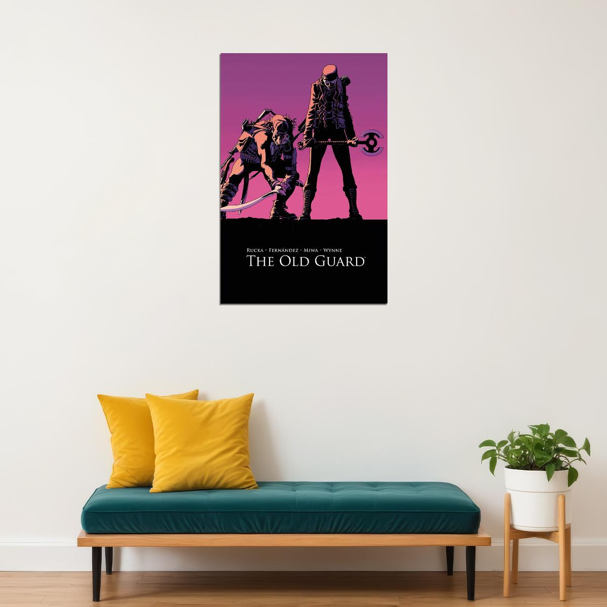The Old Guard Movie Adventure Action Fantasy Poster Wall Art Print Home Wall Decor - xonomax