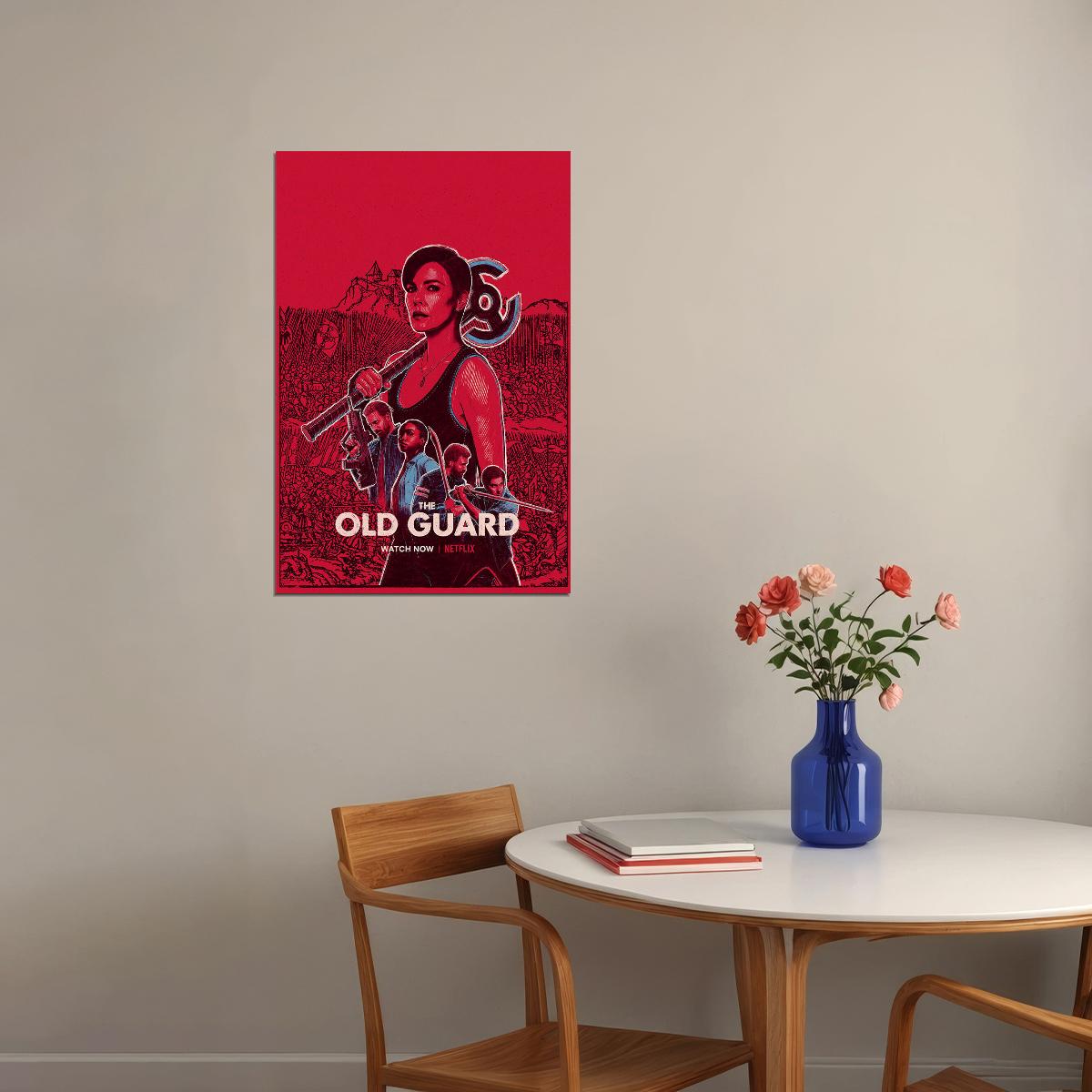 The Old Guard Movie Fantasy Adventure Action Poster Wall Art Print Home Wall Decor - xonomax