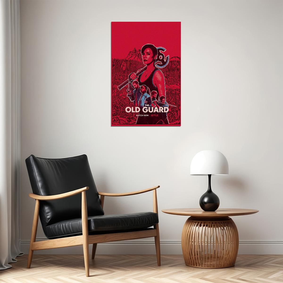 The Old Guard Movie Fantasy Adventure Action Poster Wall Art Print Home Wall Decor - xonomax