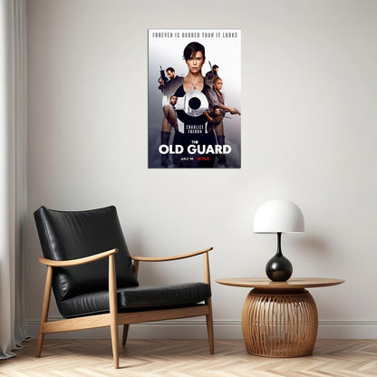 The Old Guard Movie Action Fantasy Adventure Poster Wall Art Print Home Wall Decor - xonomax