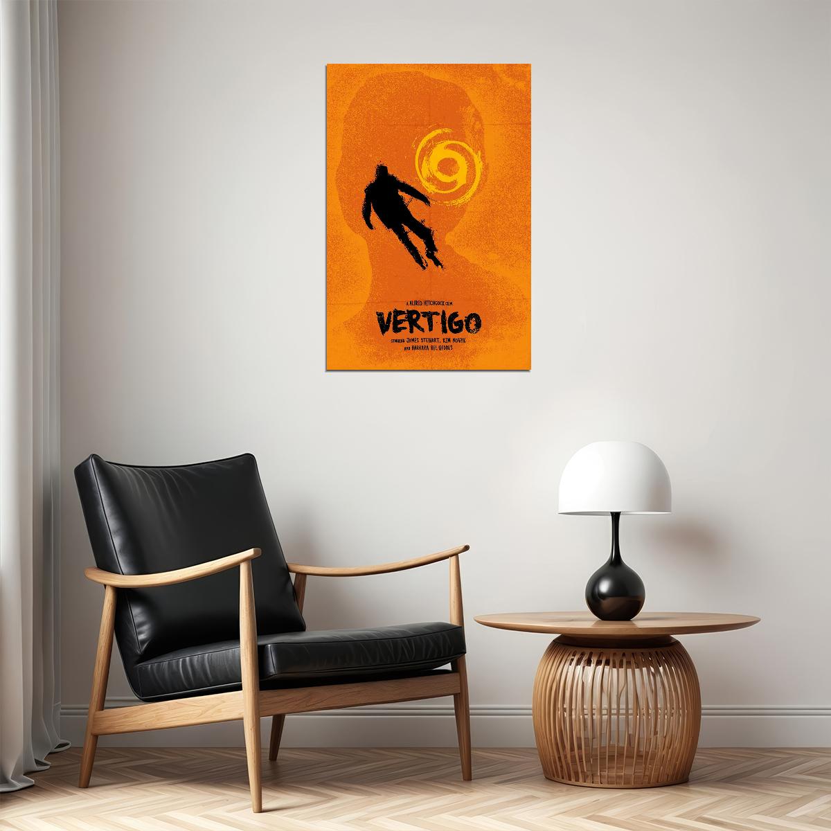 Vertigo Movie Mystery Romance Thriller Poster Wall Art Print Home Wall Decor - xonomax