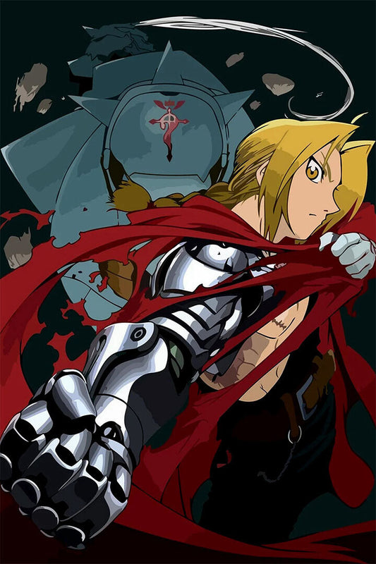 Fullmetal Alchemist Edward Elric Animation Action Poster Wall Art Print Home Wall Decor