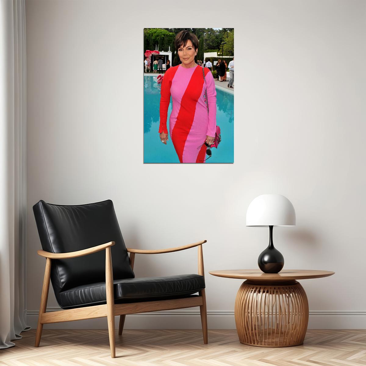 Kris Jenner Great Inspirational Celebrity Producer Poster Wall Art Print Home Wall Decor - xonomax