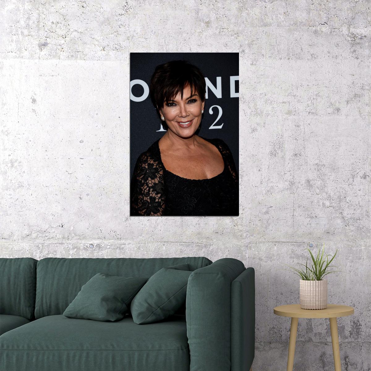Kris Jenner Great Inspirational Famouse Poster Wall Art Print Home Wall Decor - xonomax