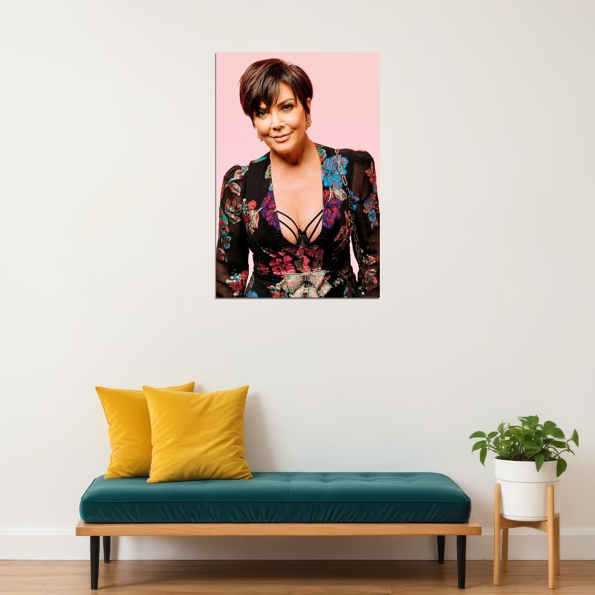 Kris Jenner Great Inspirational Celebrity Family Poster Wall Art Print Home Wall Decor - xonomax