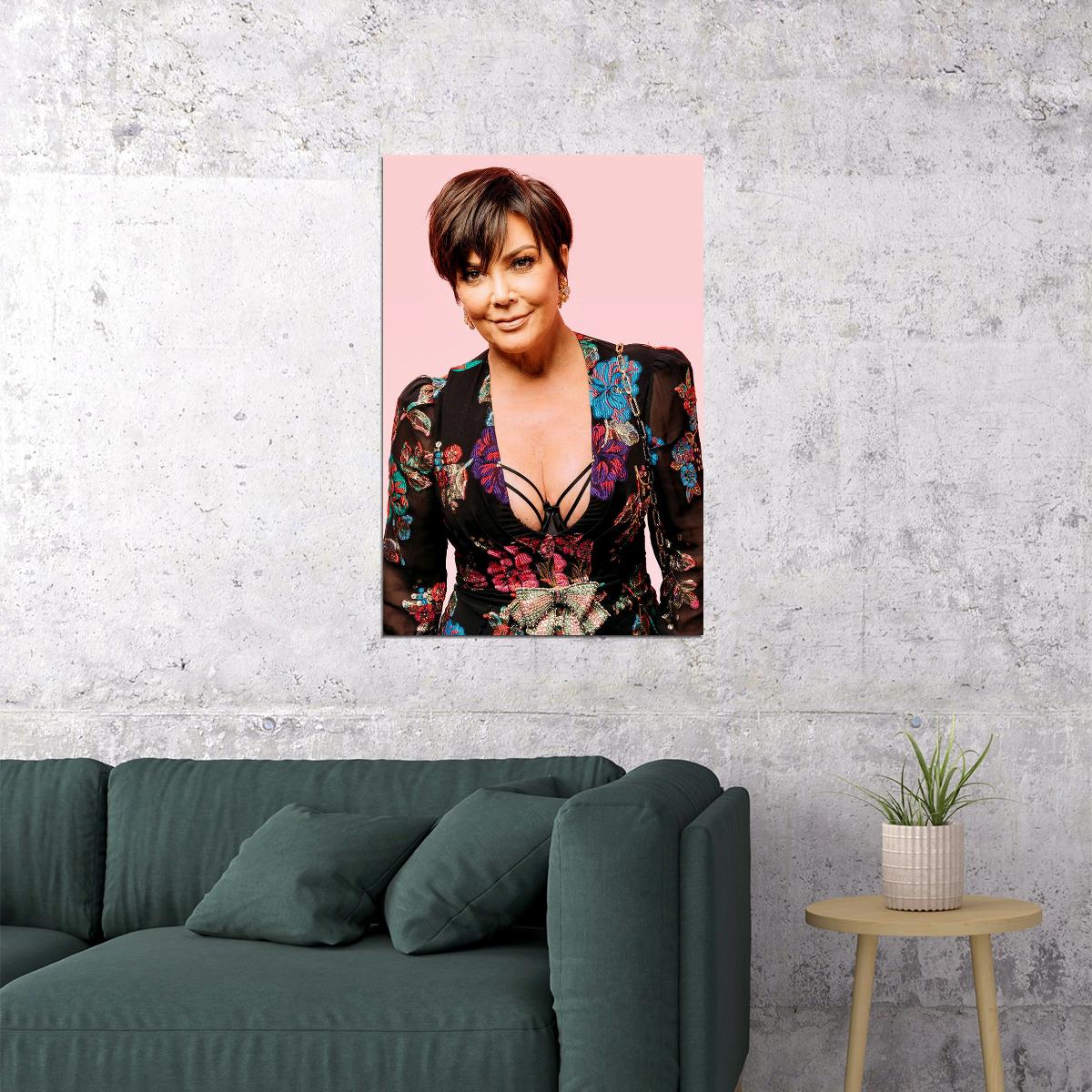 Kris Jenner Great Inspirational Celebrity Family Poster Wall Art Print Home Wall Decor - xonomax