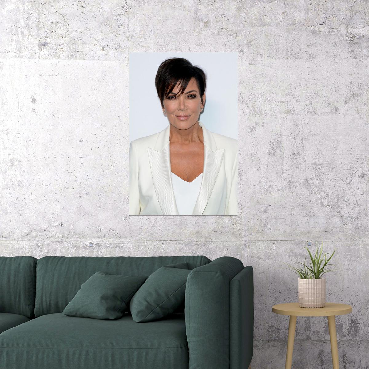 Kris Jenner Great Inspirational Business Person Poster Wall Art Print Home Wall Decor - xonomax
