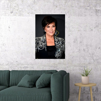 Kris Jenner Great Inspirational Media Personality Poster Wall Art Print Home Wall Decor - xonomax
