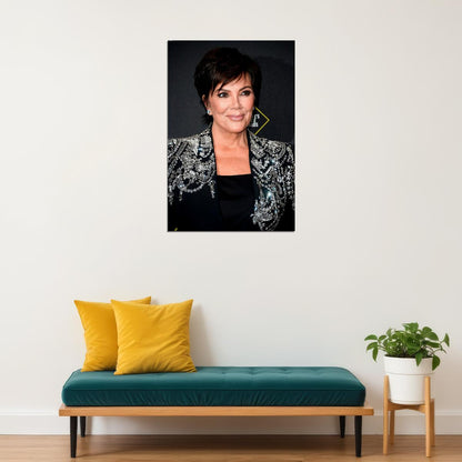 Kris Jenner Great Inspirational Media Personality Poster Wall Art Print Home Wall Decor - xonomax