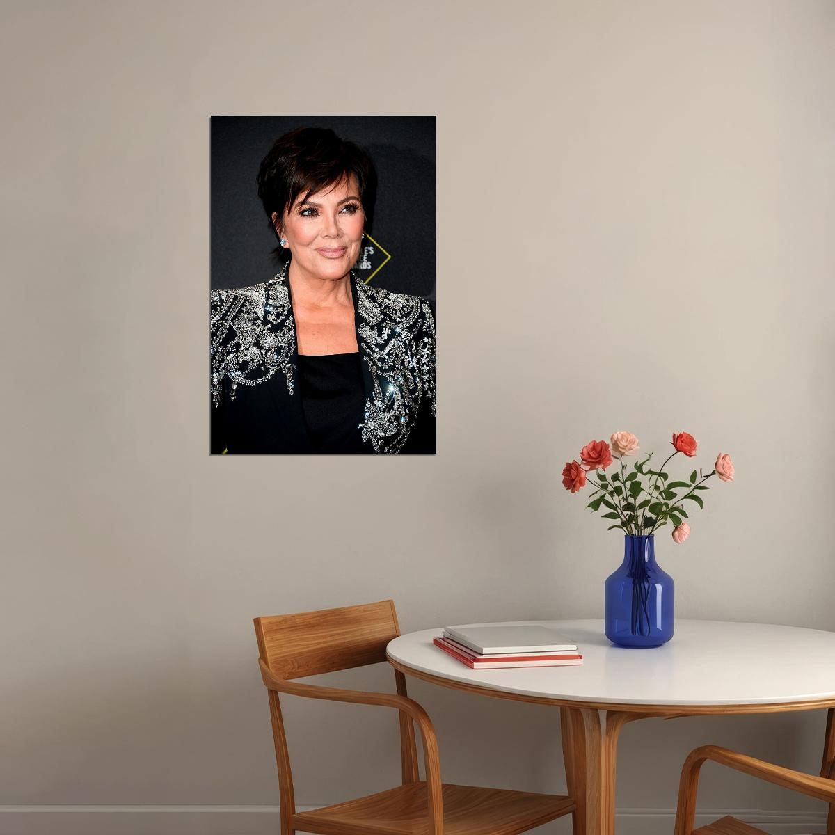 Kris Jenner Great Inspirational Media Personality Poster Wall Art Print Home Wall Decor - xonomax