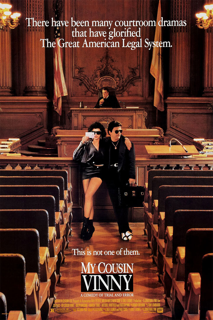 My Cousin Vinny Movie Comedy Crime Poster Wall Art Print Home Wall Decor - xonomax
