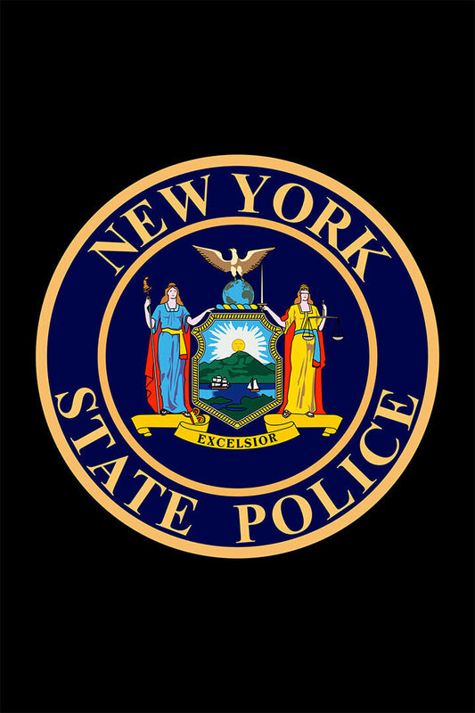 New York State Police Security Poster Wall Art Print Home Wall Decor