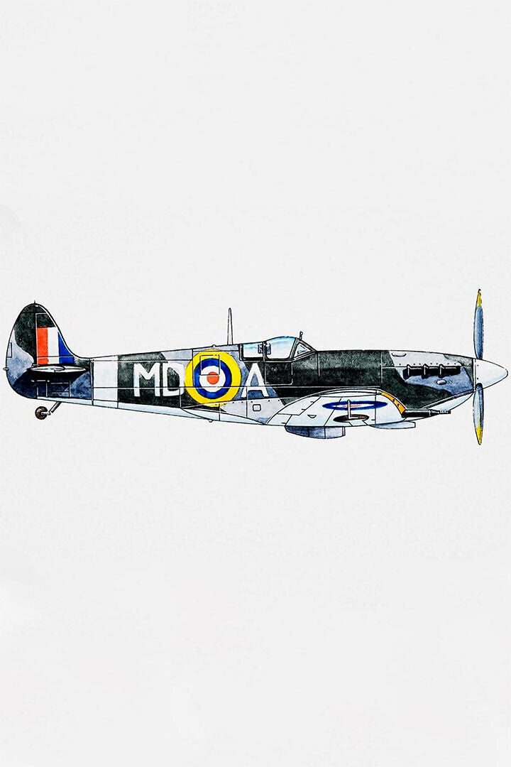Supermarine Aircraft Planes Sky Poster Wall Art Print Home Wall Decor - xonomax