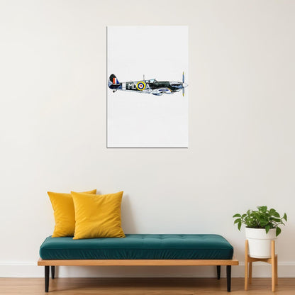 Supermarine Aircraft Planes Sky Poster Wall Art Print Home Wall Decor - xonomax