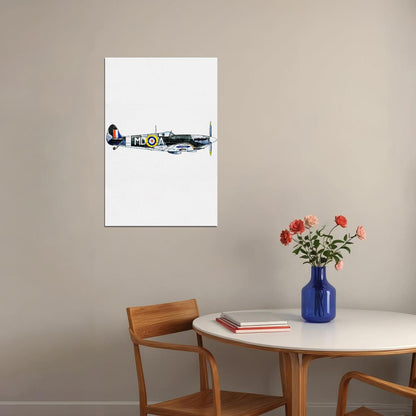 Supermarine Aircraft Planes Sky Poster Wall Art Print Home Wall Decor - xonomax
