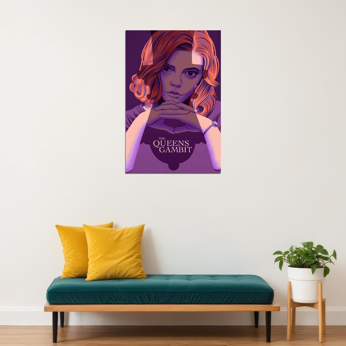 The Queen's Gambit Movie Action Drama Poster Wall Art Print Home Wall Decor - xonomax
